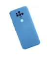 Tecno Camon 16 Kılıf Nano İçi Kadife Silikon - Mavi