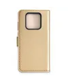 Tecno Camon 16 Prime Trend S Plus Kapaklı Kılıf - Gold