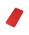 Tecno Camon 18 Kılıf First Silikon - Kırmızı