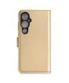 Tecno Pova 4 Pro Trend S Plus Kapaklı Kılıf - Gold