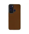 Tecno Pova Neo Kılıf Loop Deri Silikon - Kahverengi