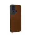 Tecno Pova Neo Kılıf Loop Deri Silikon - Kahverengi