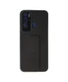 Tecno Pova Neo Kılıf Mega Standlı Silikon - Siyah