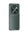 Tecno Spark 30 Kılıf Auto Focus Karbon Kapak - Koyu Yeşil