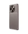 Tecno Spark 30 Pro Kılıf Auto Focus Karbon Kapak - Gri