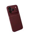 Tecno Spark 50 4G Auto Focus Karbon Kapak - Bordo