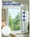 Tek Kanatlı Cırt Bantlı Pencere Sinekliği