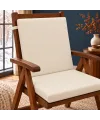 Tek Parça Sırtlıklı Sandalye Minderi · 80 × 40 × 4 cm · Krem · 80 × 40 × 4 cm