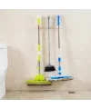 Tekli Duvara Yapışkanlı Mop Tutucu Aparat Sopa Askısı