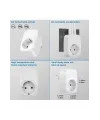 Tekli Yüksek Voltaj Korumalı Duvar Prizi 2x Type-c 1x Usb Çıkışlı Priz Grup Priz Çoğaltıcı Siyah