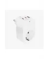 Tekli Yüksek Voltaj Korumalı Duvar Prizi 2x Typec 1x Usb Çıkışlı Priz Grup Priz Çoğaltıcı Beyaz