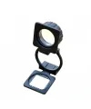 Tekstilciler Için  Kumaş Kontrolü Büyüteç Katlanan Metal 15X Büyütme