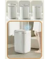Temassız Sensörlü 20 Litre Çöp Kovası Uv Işıklı Koku Geçirmez Mutfak Banyo Kullanımı