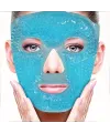 Terapi Jel Yüz Maskesi Soğuk Ve Sıcak Boncuklu Ayarlanabilir Maske (Mavi)