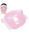 Terapi Jel Yüz Maskesi Soğuk Ve Sıcak Boncuklu Ayarlanabilir Maske (Pembe)