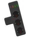 Termal Akım Korumalı 3 Adet Soket,3 Adet USB ve 1 Adet Type-C Girişli 20w Priz Model 3397