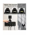 Termal Akım Korumalı 4’lü Duvar Tipi Priz 2x Usb 2x Type-c Çıkışlı Grup Priz Çoğaltıcı Siyah (2500w)