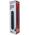 Termal Akım Korumalı 4lü Priz 3xusb 2mt Anahtarlı Uzatma Kablo Siyah 10a - 2500w