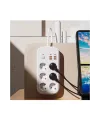 Termal Akım Korumalı 6’lü Priz 4x Usb 2x Type-c Çıkışlı Grup Priz Çoğaltıcı (3500w) Siyah