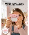 Termal Baskılı Hd Şipşak Kamera 24mp Çift Lensli 32gb Hafızalı