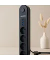 Termal Korumalı Anahtarlı 4lü Uzatma Kablosu 3 USB 2 m