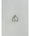Ters Kalp Detaylı Göbek Piercing - Pg0143