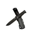 Tiger Tactical Htm 1041 A Siyah Outdoor / Survival Bıçak 27cm - Kauçuk Sap, Kılıflı, Kutulu