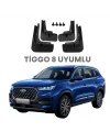 Tiggo 8 Pro Paçalık Tozluk Çamurluk Siyah 4lü