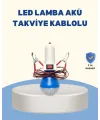 Timsah Kıskaçlı 12v Led Ampul Kamp Ve Acil Durum Lambası