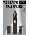 Tıraş Makinesi Kulak Burun Ve Yüz Temizleyici Şarjlı Mini