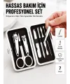 Tırnak Ve Kaş Bakımına Özel Paslanmaz Çelik Set