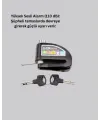 Titreşim Sensörlü Alarm Disk Kilidi Motosiklet Scooter Bisiklet
