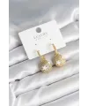Top Yıldız Model Zirkon Taşlı Kadın Küpe