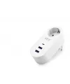 Topraklı Termal Akım Korumalı Priz Adaptörü 2 Usb 1 Type-c 3400-01