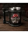 Toptan Kuru Kafa Motorcu Tasarımlı Metal Kupa Bardak