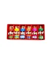 Toptan Mini Ahşap 6lı Atli Karinca