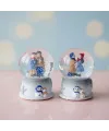 Toptan Mini Boy Işıklı Kış Masalı Tasarımlı Kar Küresi