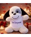 Toptan Seni Seviyorum Tişörtlü Sevimli Peluş Köpek
