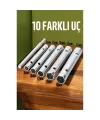 Tork Lokma Seti Boru Kovan Tip Anahtar Seti Buji Anahtarı 423236