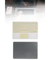 Touchpad Tüm Cihazlara Uyumlu Bluetooth Klavye Touchpad Slim Kablosuz Wifi Q Klavye