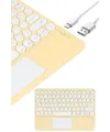Touchpad Uyumlu Bluetooth Klavye Slim Kablosuz Wifi Q Klavye