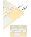 Touchpad Uyumlu Bluetooth Klavye Slim Kablosuz Wifi Q Klavye