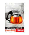 TransForMacion  Süzgeçli French Press Cam Demlik 1100 Ml Bitki Çayı Demliği 722243