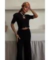 Triko Bluz Pantolon İkili Takım 10084-025
