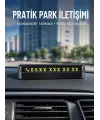 Tüm Araçlara Uyumlu Araç Içi Park Numaratör Oto Araç Numaratör