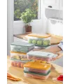 Tupper Model - Vakumlu - Mikrodalga Buzluk Saklama Kabı 3,8lt