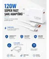Turbo 120w Hızlı Şarj Cihazı Type-c Kablolu