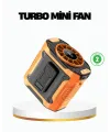 Turbo Mini Taşınabilir Fan – 100 Kademeli Dijital Hız Kontrolü Ve Type-c Şarj