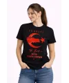 TÜRKİYE Ay Yıldız 2026 Dünya Kupasi Taraftar Forma T-Shirt - Siyah