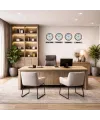 Turuncu 36 Cm Dünya Saatleri 4’lü Tabelalı Set